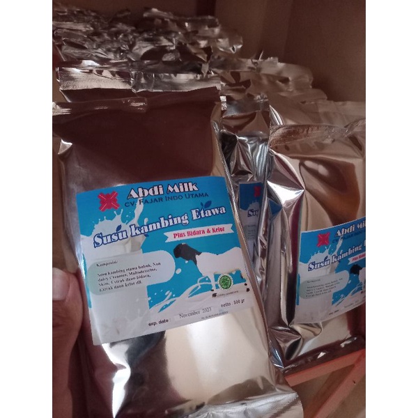 Vanilla Non Sugar Susu Bubuk Kambing Etawa