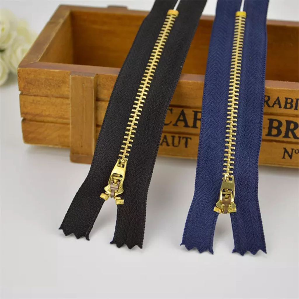 Resleting Jeans 6 inch 15 cm Autolock Per 2 Pcs