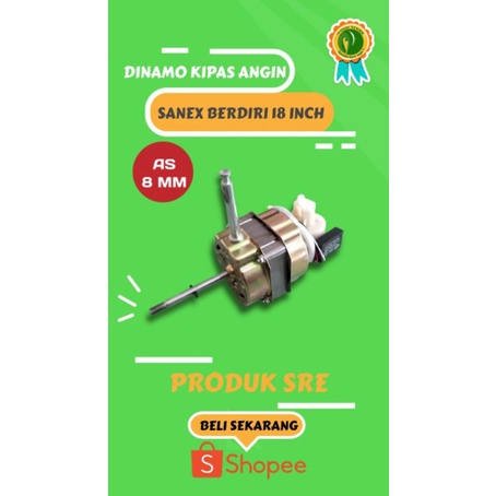 DINAMO  KIPAS ANGIN MERK SANEX 18 INCH