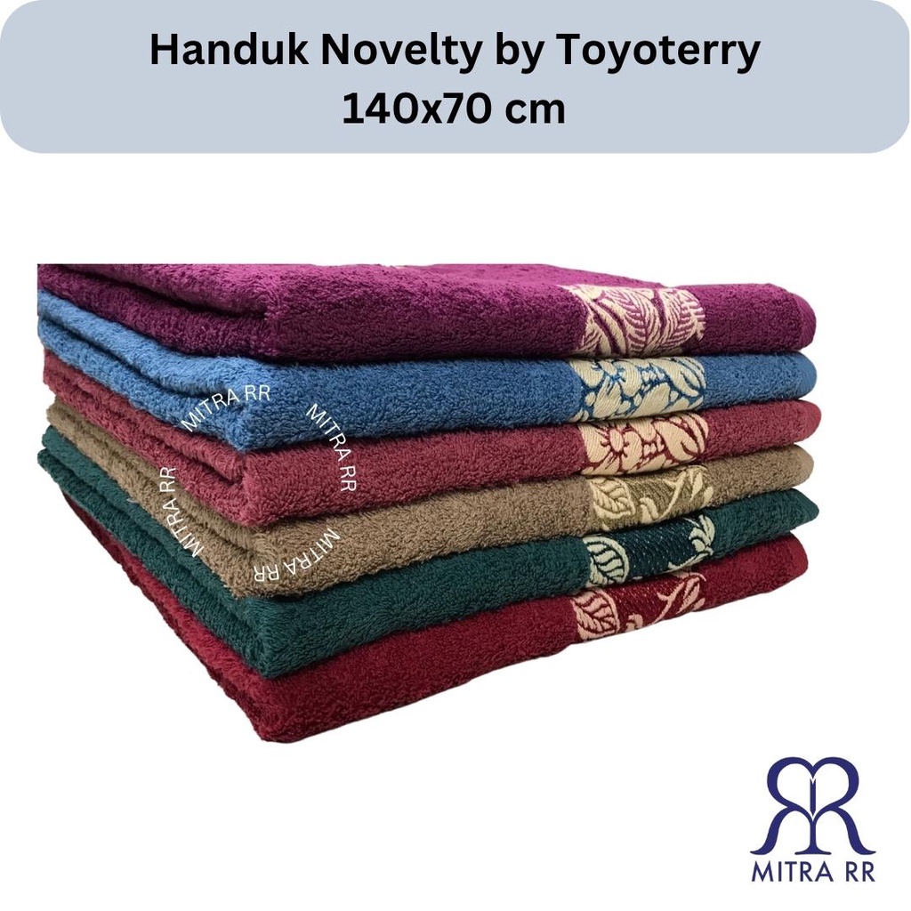 Handuk Novelty By Toyoterry | Handuk Mandi Dewasa Motif Ukuran Besar 70 x 140cm