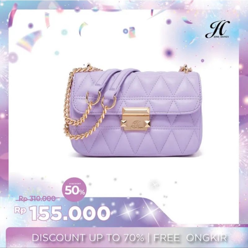 CLARESTA BAG plus JIMS HONEY (FREE EXCLUSIVE BOX) TAS PESTA MEWAH MURAH IMPORT