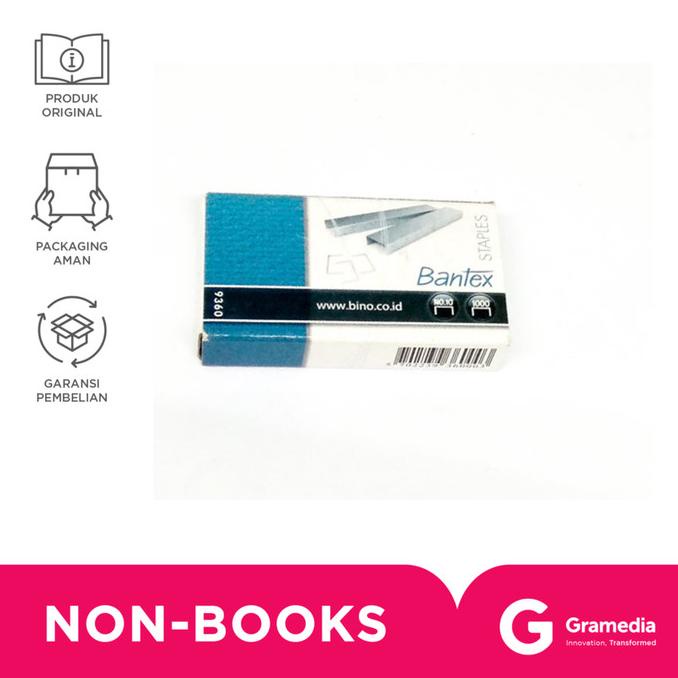 

Bantex Staples No.10/1000Pcs 9360 gram33 Ayo Beli
