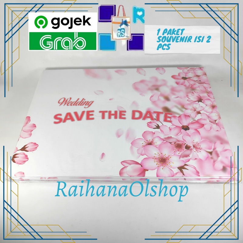 

ISI 2 PCS buku tamu gues book printing souvenir pernikahan RONDOM