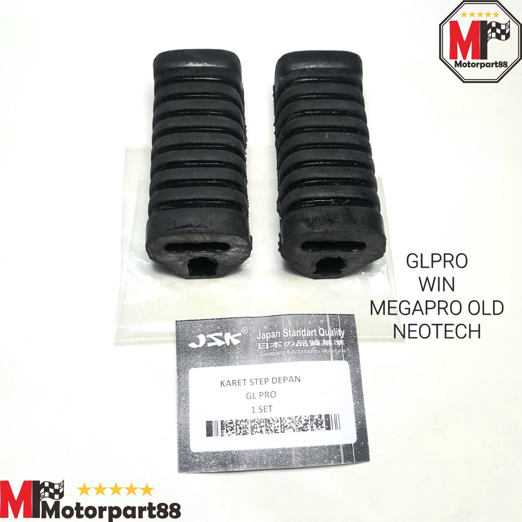 KARET PIJAKAN FOOT STEP DEPAN GLPRO WIN MEGAPRO OLD GL MAX NEOTECH