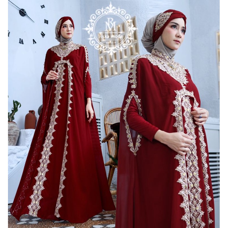 Kaftan Karmilla Free Inner dan Turban Original Butik