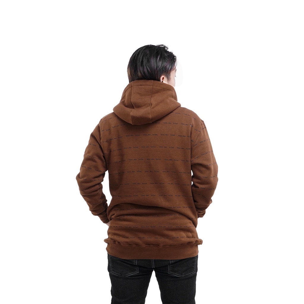 JAKET HOODIE FRIDAY KILLER | SPELLING MOCCA HOODIE