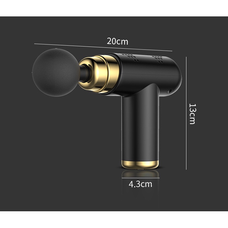 WTW Alat pijat getar elektrik seluruh badan 4 in 1 / Massage Gun (Pistol pijat otot jaringan dalam)