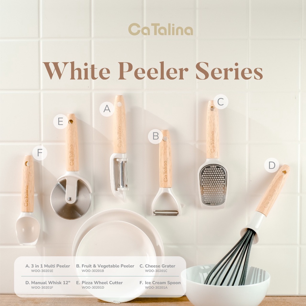 Catalina Perlengkapan Dapur Peeler Parutan Wortel Pizza Cutter KitchenTools