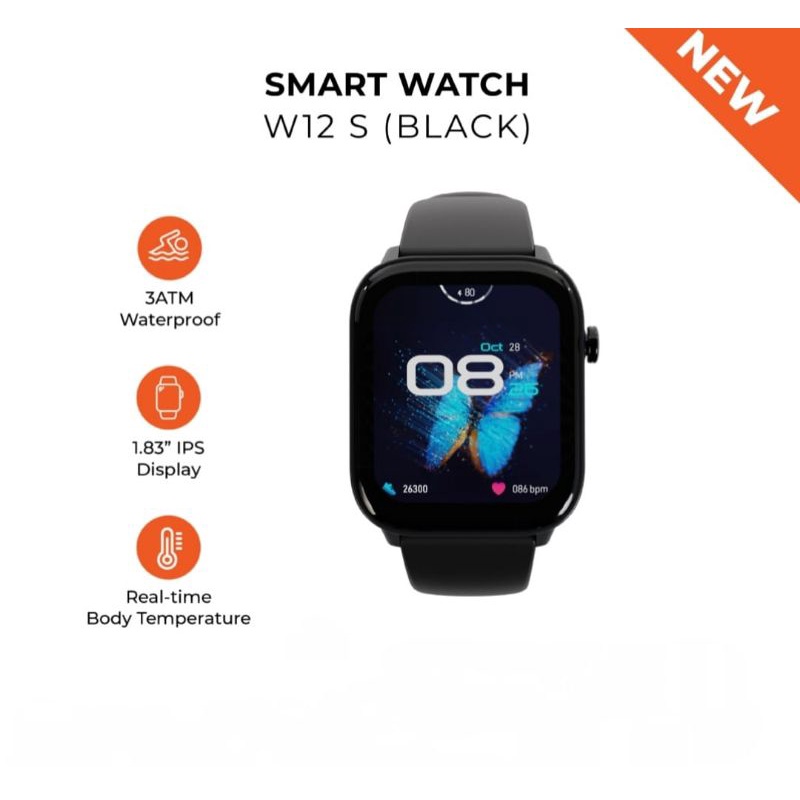 SMART WATCH 3ATM WATERPROOF 1.83&quot; FULL HD OLIKE W12S