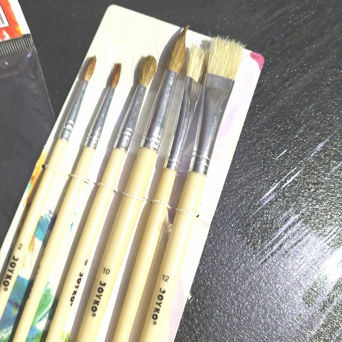 

Kulu Kuas Lukis Satuan Dan Per Set Isi 6 Pcs. Variasi Berkwalitas Good Qlty