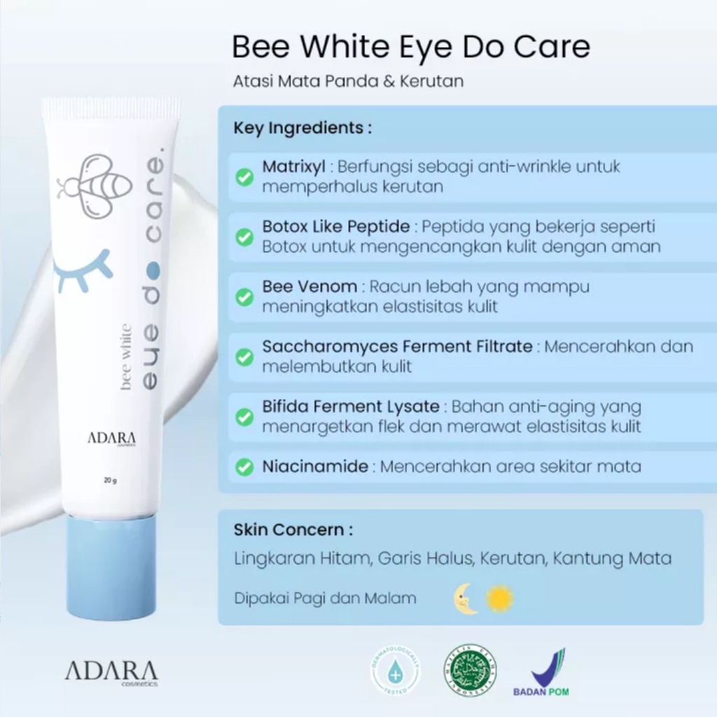 ADARA Bee White Eye Do Care - 20gr