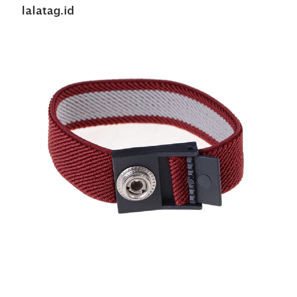 [lalatag] Tali Pergelangan Tangan Tahan Panas Anti Statis ESD Adjustable electronic Discharge Band Ground [ID]