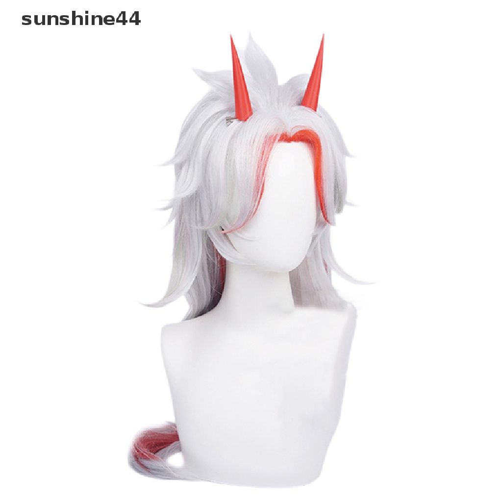 Sunshine Genshin Impact Arataki Itto Cosplay Wig Props Wig Anime Tahan Panas.