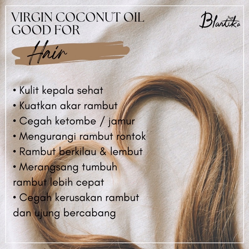 Virgin Coconut Oil VCO 100 ml - minyak kelapa murni 100% - Blantika -minyak VCO PREMIUM - EVCO ORIGINAL - Cold Pressed - VCO ORIGINAL  - VCO COLD PRESSED - VIRGIN COCONUT OIL ORGINAL - VCO MURNI