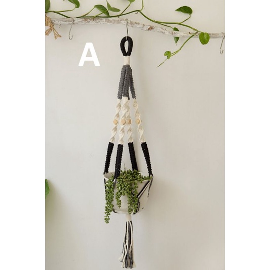 Gantungan Pot Macrame Aesthetic Part 2