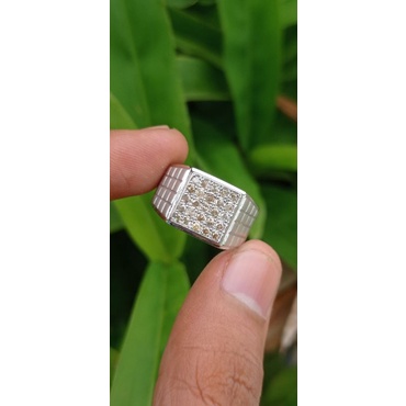 cincin perak berlian