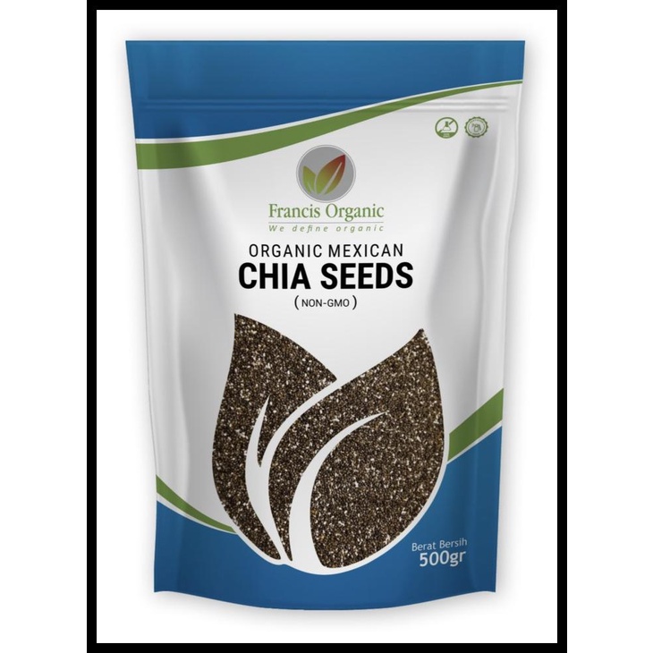 

ORGANIC BLACK CHIA SEED MEXICO / CHIA SEED MEXICO ORGANIK ( 500GRAM ) KODE 1474