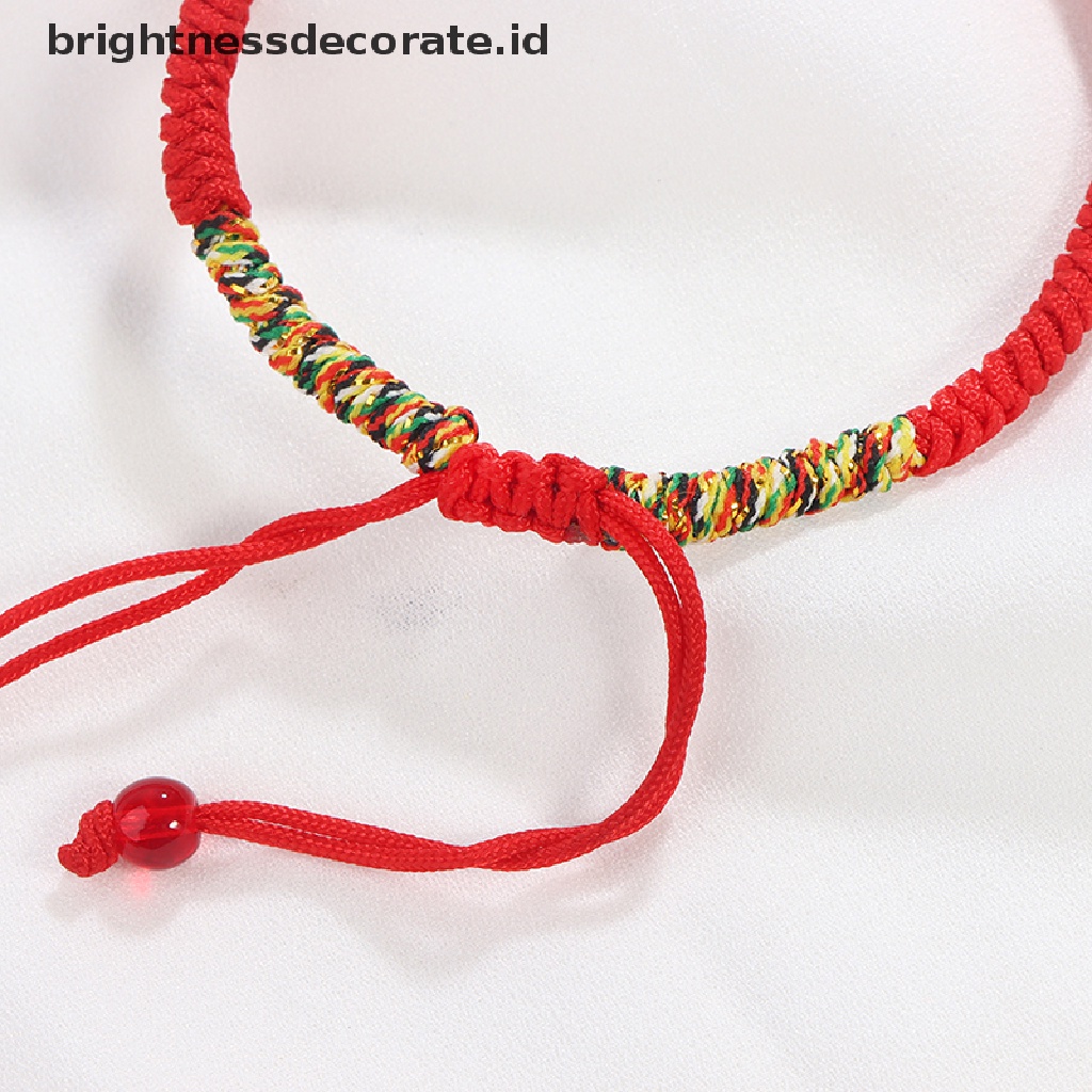 [Birth] Gelang Tali Tenun Tangan Warna Untuk Persahabatan Pria Wanita Anak Bracelet [ID]