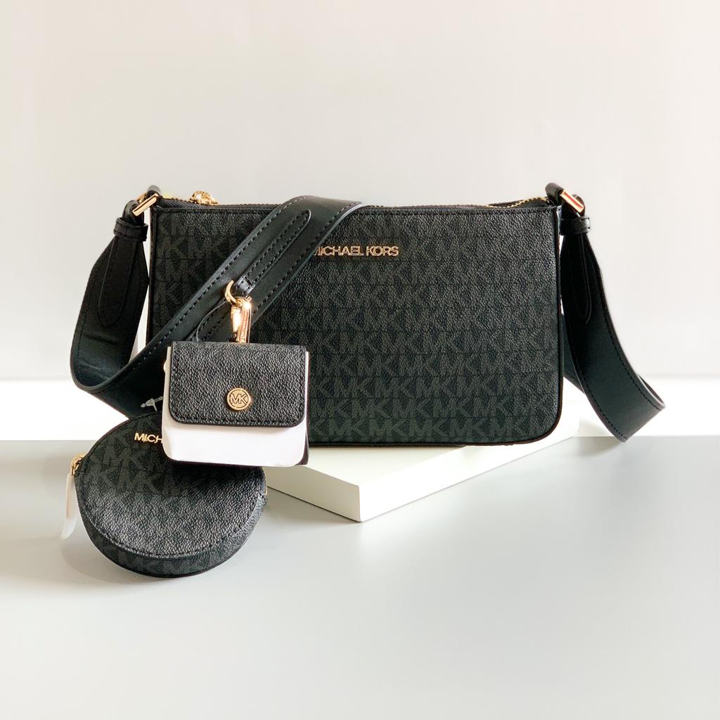 MK Jet Set Travel Small Crossbody W Tech Attachments