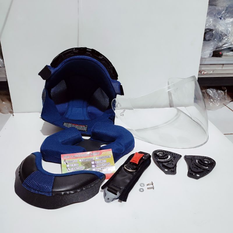 Fullset paket Busa helm ink Centro fullset  + tali helm + kaca ink Centro