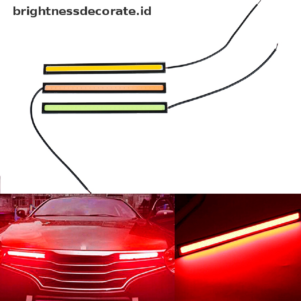 [Birth] 1pc Lampu LED Mobil COB Tahan Air 17cm 12V Untuk DRL fog light driving lamp [ID]