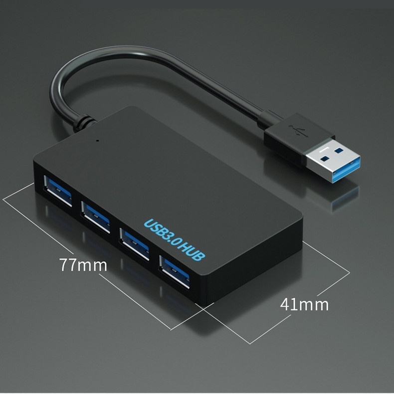 Tipe-c/usb 3.0 HUB HUB 4port USB 3.0 HUB 4-port Ultra Tipis USB 3.0 HUB Ekspanding