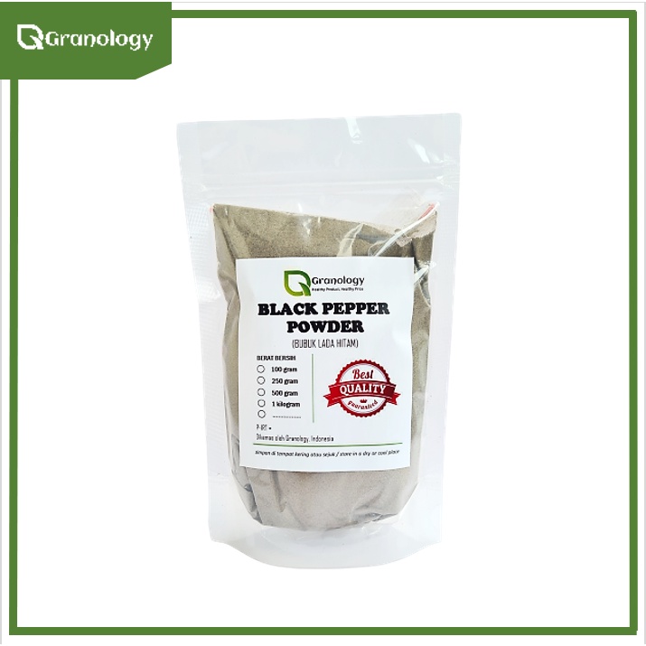 Lada Hitam Bubuk / Black Pepper Powder (250 gram) by Granology