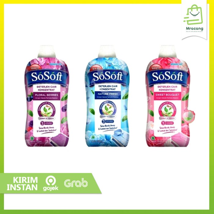 Deterjen Cair So Soft 700ml