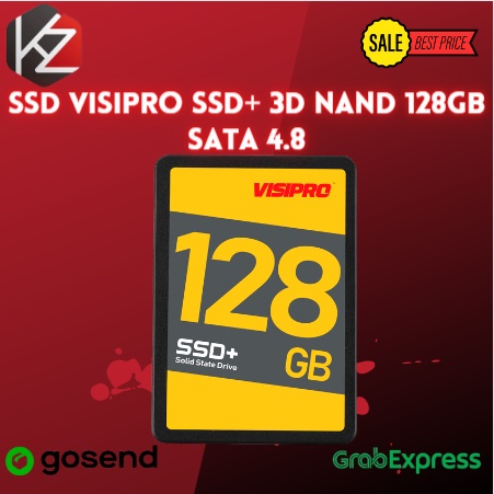 SSD VISIPRO SSD+ 3D NAND 128GB SATA 4.8