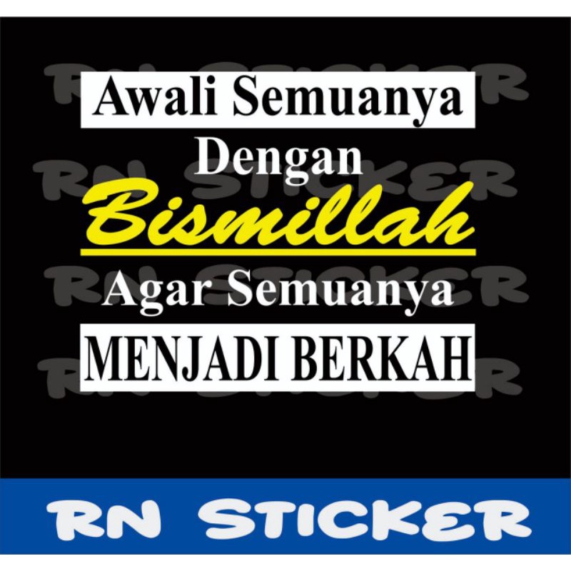STIKER MOBIL STICKER CUTTING KATA KATA BUAT BAK TRUCK PICK UP KACA SAMPING CANTER PICK UP DLL