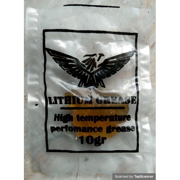 GREASE/STEMPET/GEMUK LITHIUM GREASE 10gr