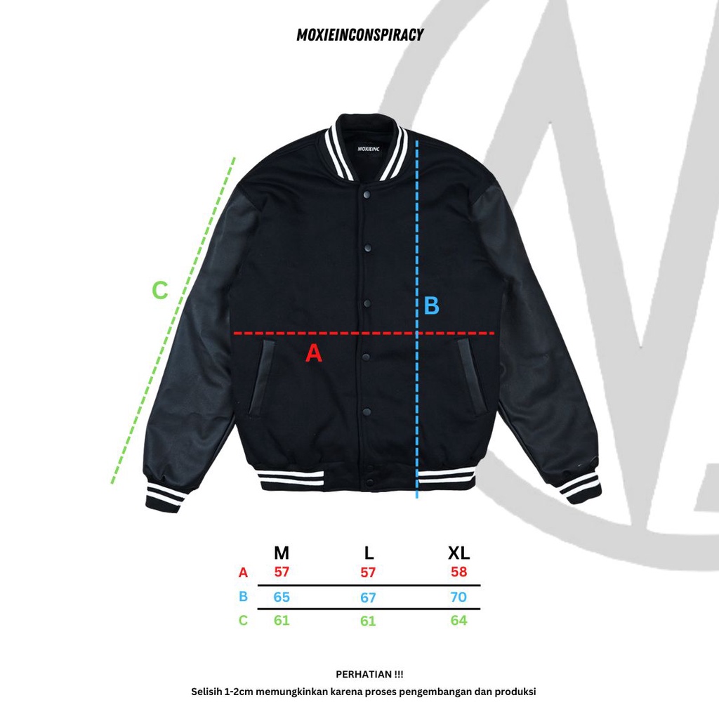 TERMURAH MOXIE NOCTURNAL JACKET VARSITY