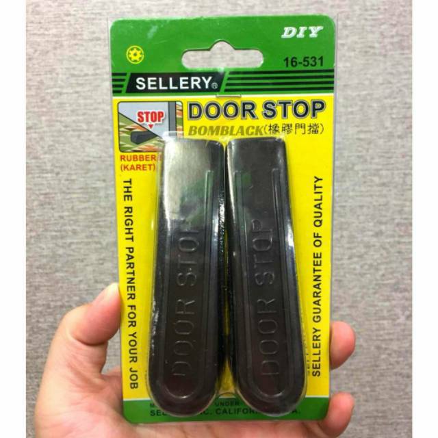 Door Stop SELLERY Door Stopper Karet Penahan Pengaman Ganjelan Pintu