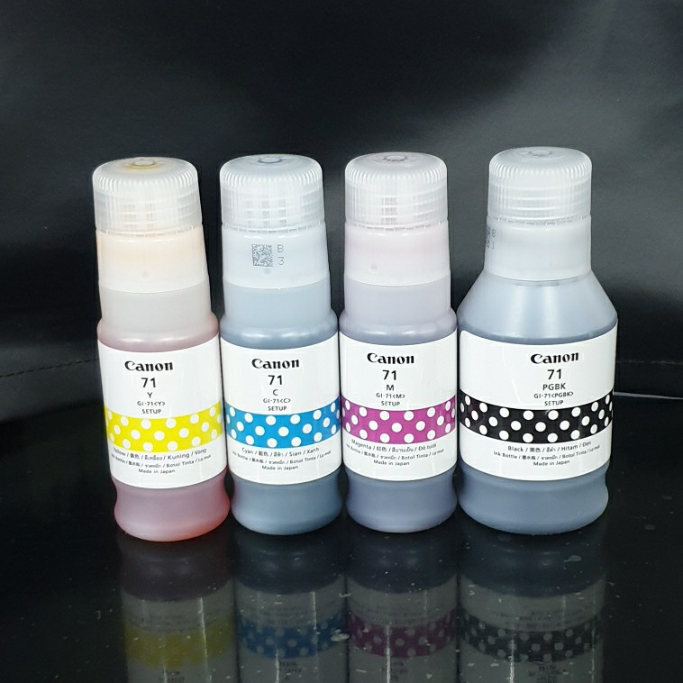 

Tinta Canon GI-71 GI 71 100% ORI For G1020 G2020 G3020 1 set LOOSEPACK