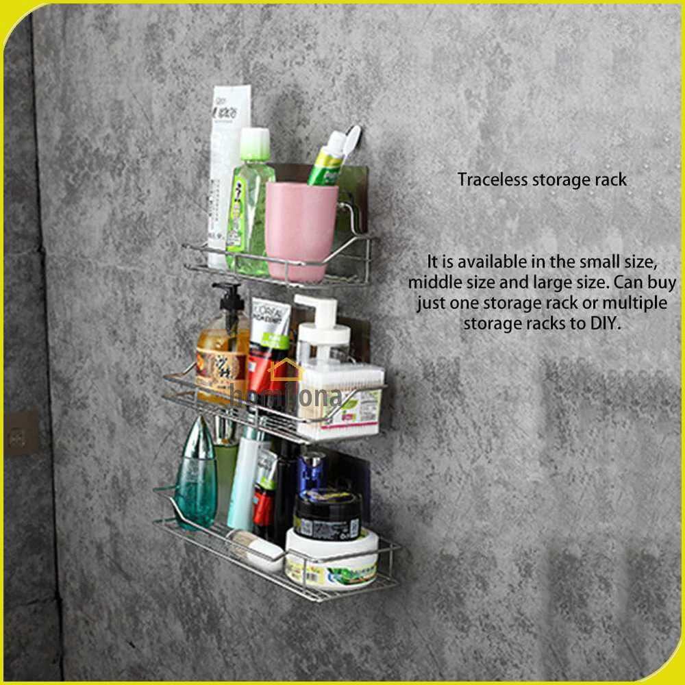 WAIIHA Rak Gantung Kamar Mandi Bathroom Organizer Rack Stainless Steel - W21