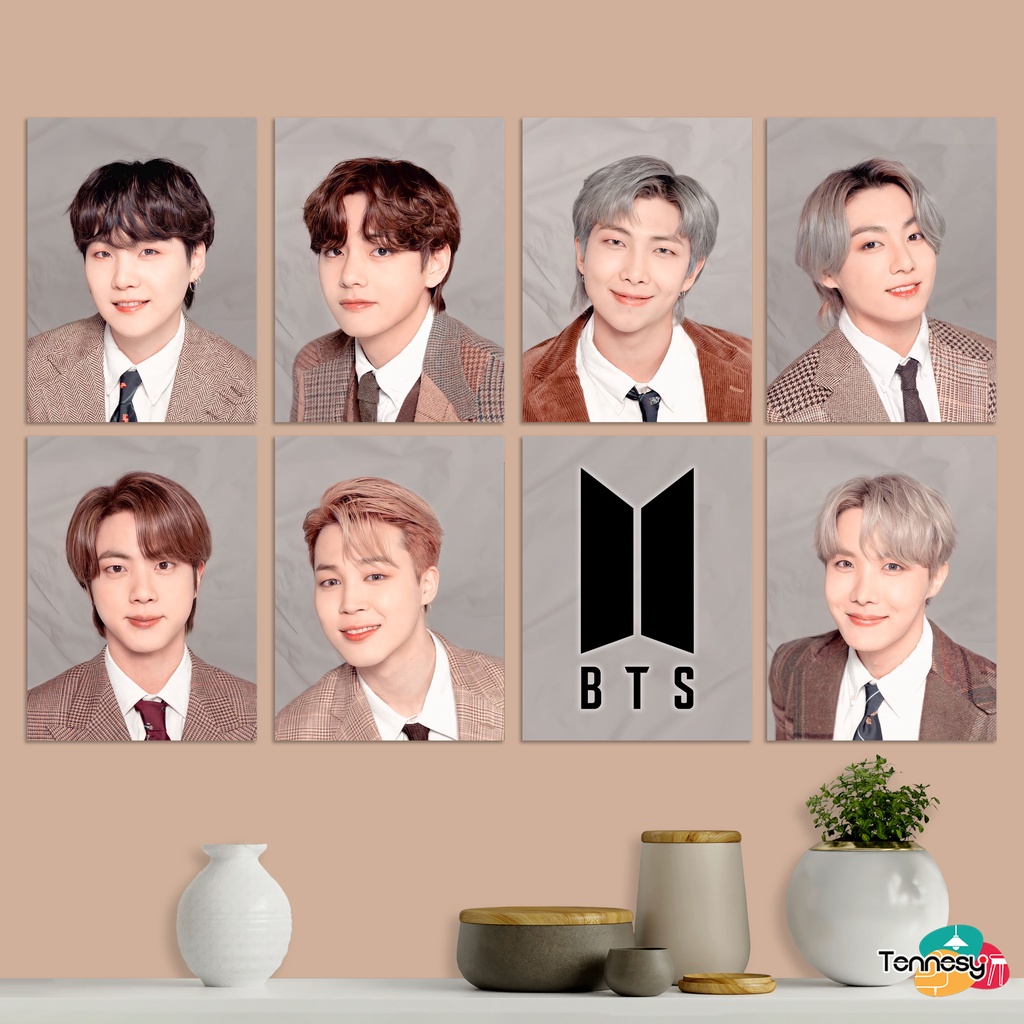 HIASAN DINDING BTS BUTTER ALL MEMBER 2021 WALL DECOR 15x20CM PAJANGAN POSTER DEKORASI DINDING KAMAR RUMAH