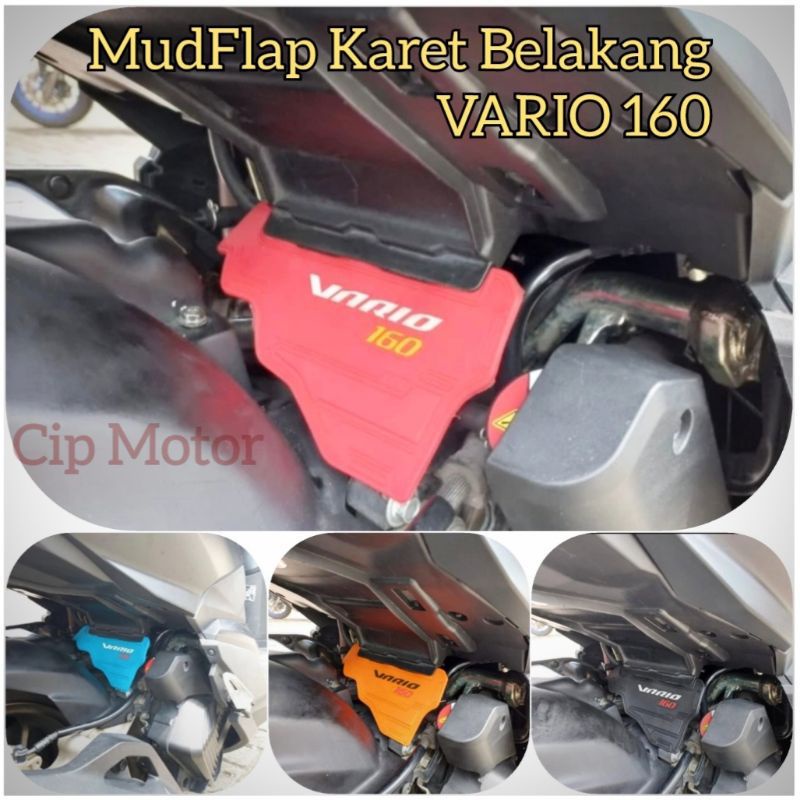 Mudflap karet penahan lumpur Vario 160