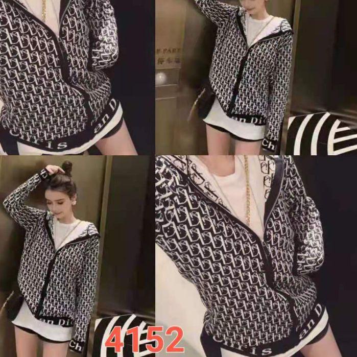 Depan1 PREMIUM / Jaket wanita import 4152 / Jaket rajut import christdi