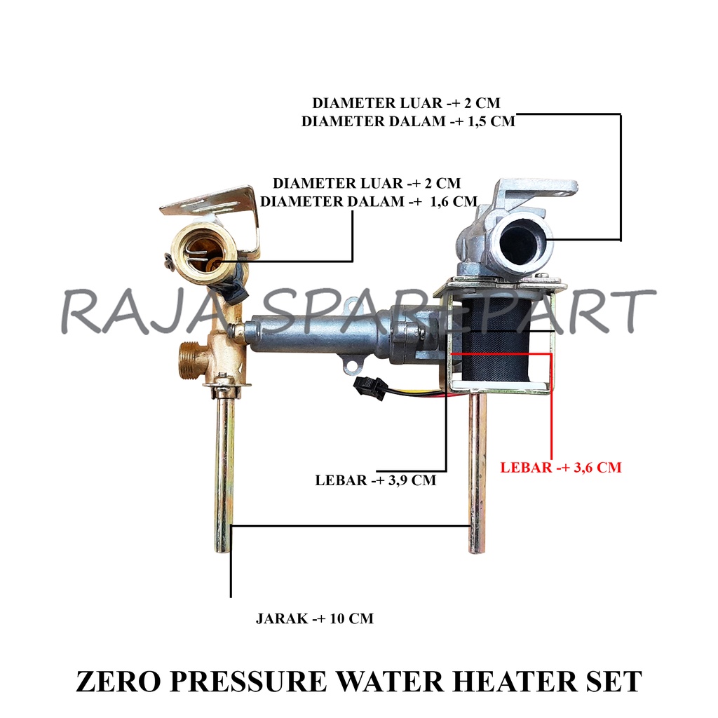 Zero Pressure Water Heater Set