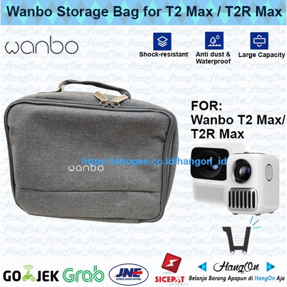 Wanbo Projector Bag for T2 Max / T2R Max Tas Pelindung Waterproof