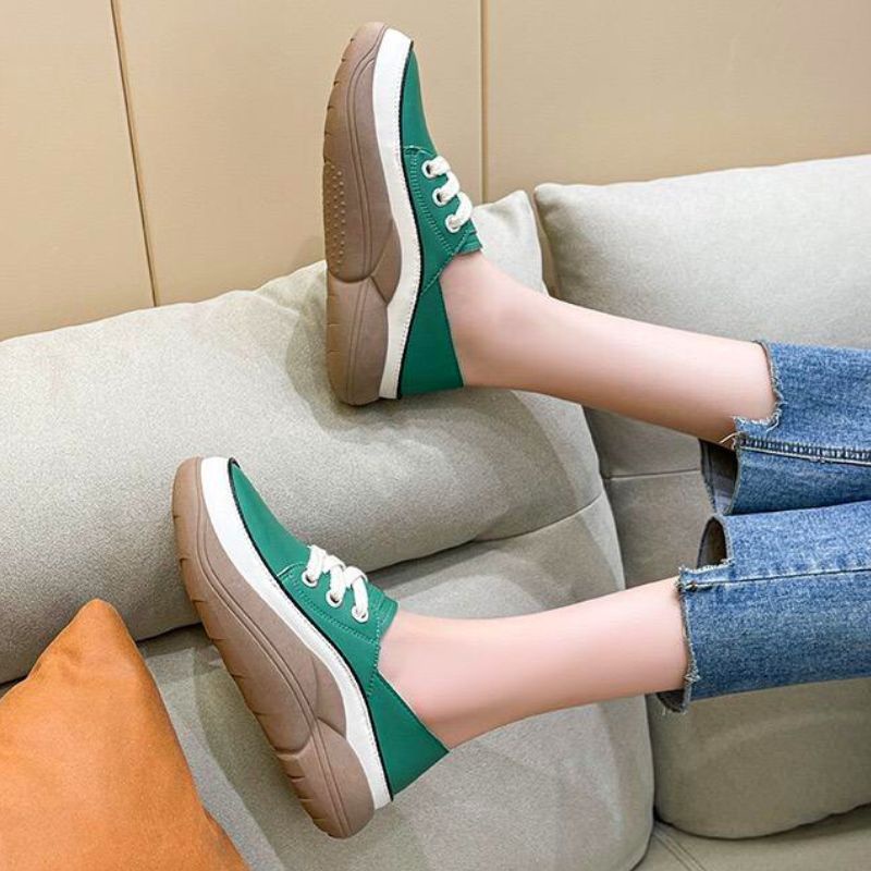 7778 Sepatu Tali Wanita Import Women Shoes Kekinian