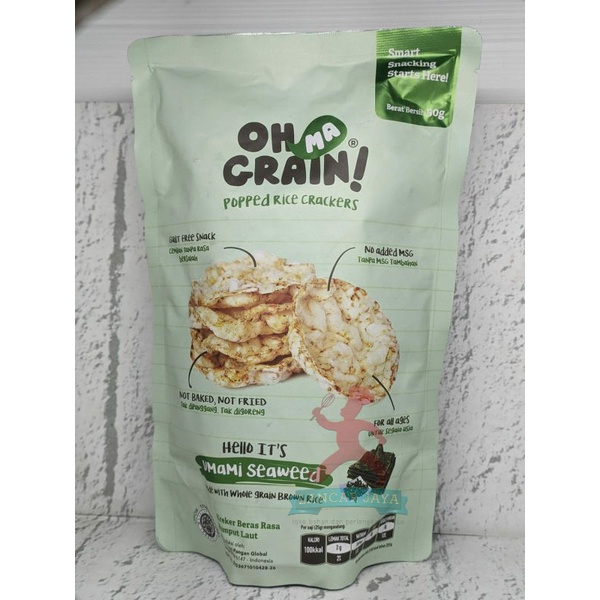 

OhMa Grain Popped Rice Crack Umami Seaweed