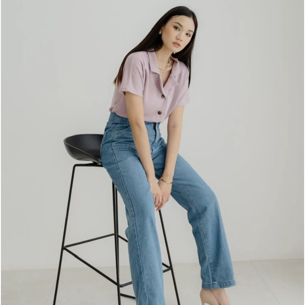 (baca deskripsi ya♥️) MOXIE TOP / Atasan Wanita / Kaos Wanita / Kemeja Wanita