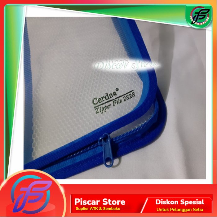 

Map Plastik Zipper Bag Resleting Folio Cerdas ZF2828