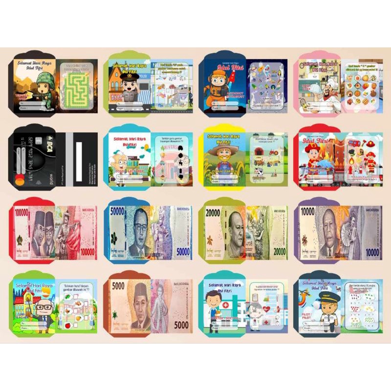 

Amplop Lebaran 2023 (1 pack isi 10 pcs)/ Lembaran TERMURAH
