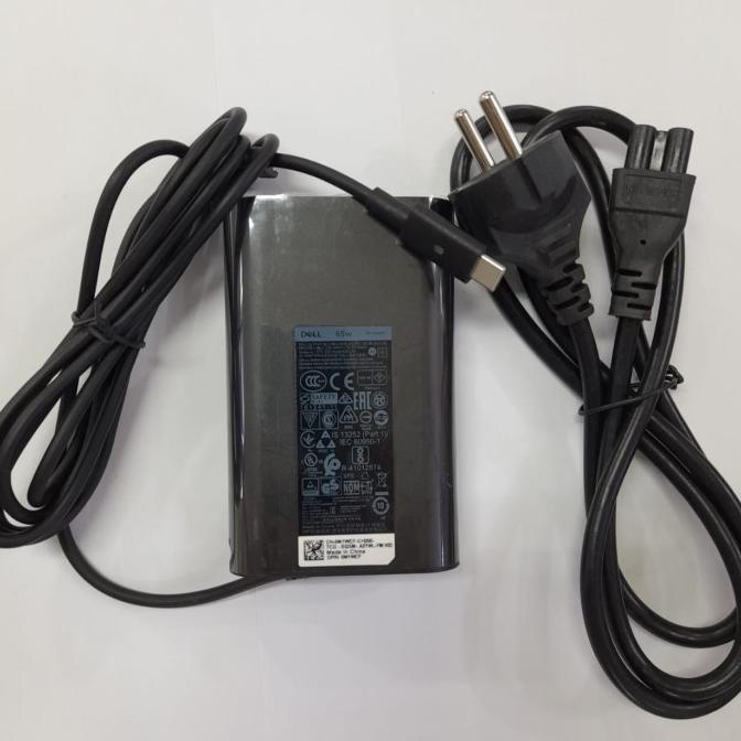 ADAPTOR CHARGER ORI laptop DELL LATITUDE 5280 5285 5289 5480 TYPE C