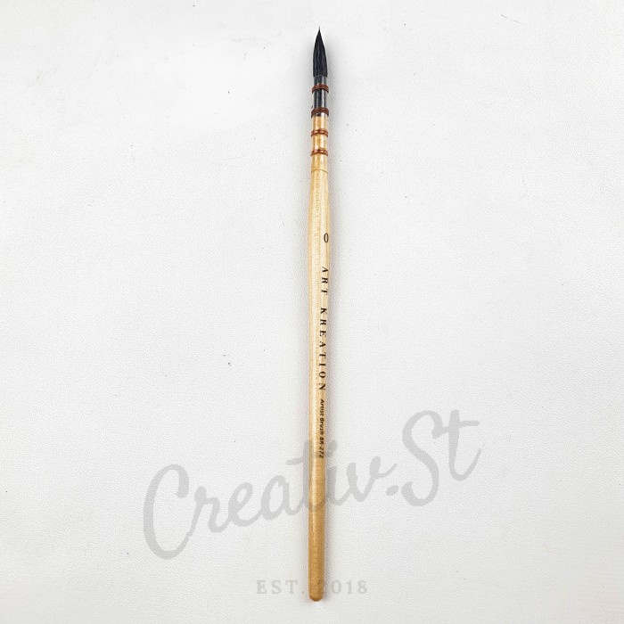 

Kulu Art Kreation Synthetic Squirrel Brush Round Br-272 Kuas Cat Lukis Wate