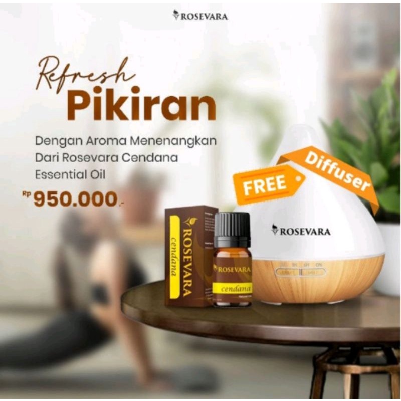 Minyak Cendana MURNI, ASLI dari Bali - Aromaterapi Rosevara Cendana