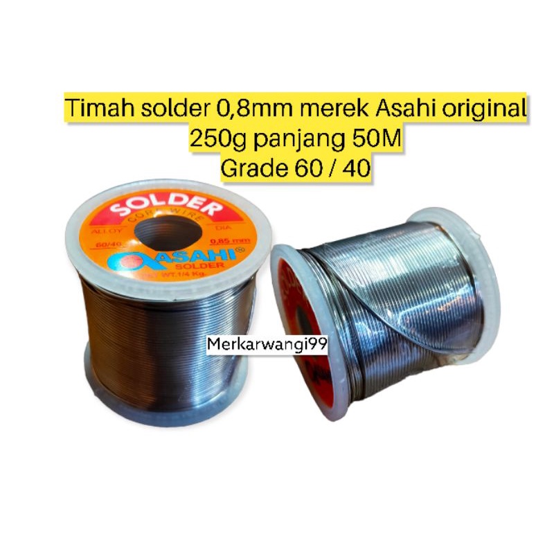 TIMAH SOLDER ASAHI 0,85MM 250G ORIGINAL