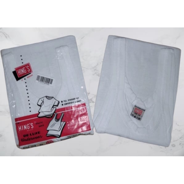 1PCS KAOS DALAM PRIA KATUN HINGS WARNA PUTIH